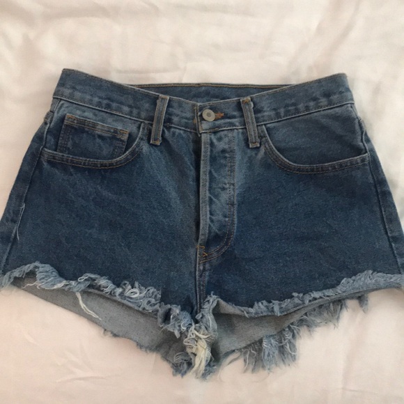 John Galt Hugh Waist Cut Iff Shorts Size Medium - Picture 1 of 2